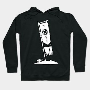 Ghost of tsushima, flag (white) Hoodie